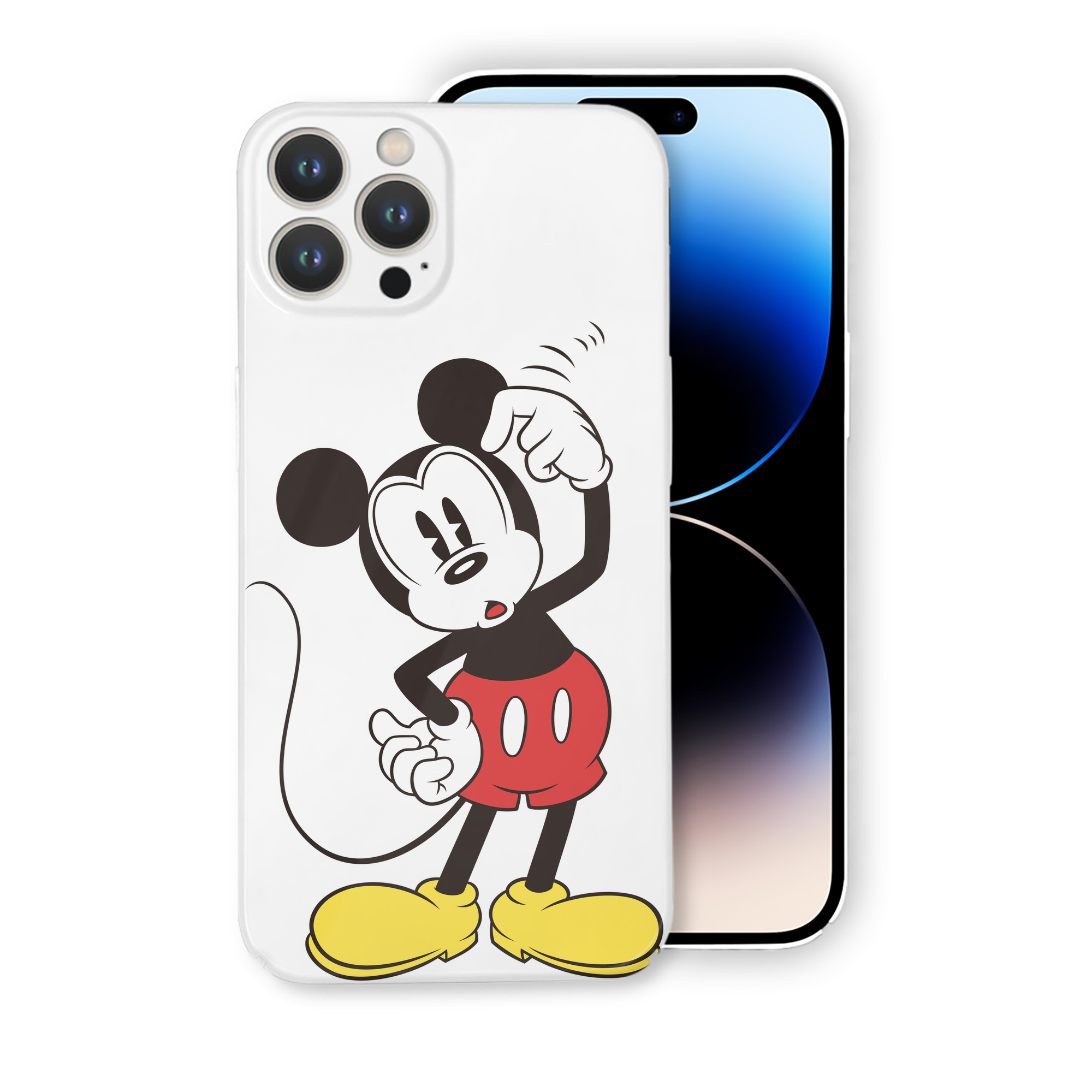 （画像用） ミッキーマウス Mickey Mouse 【iPhone 14シリーズ対応】ハードケース